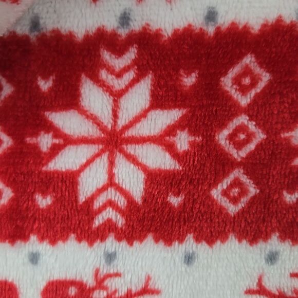 Reindeer Adult Onesie Furry Holiday Hooded Union Suit 1pc Pajama Sleepwear PJs - Picture 6 of 12